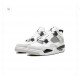 Αθλητικό παπούτσι Jordan retro 4 λευκο - μαυρο Αθλητικό παπούτσι Jordan retro 4 λευκο - μαυρο